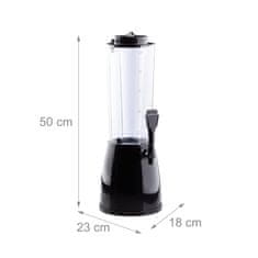 Northix Pivski stolpec s pipo in 1,5 L posodo za led