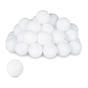 Northix White Beer Pong žogice set 144 belih plastičnih žogic