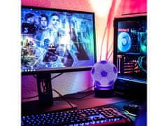 Verkgroup USB LED RGB 3D dekorativna svetilka nogometna žoga daljinec