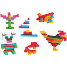 MARIOINEX Marioinex Mini Waffle Classic Komplet gradbenih kock, mehke kocke za otroke, varne – 210 kosov