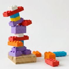 MARIOINEX Marioinex Mini Waffle Classic Komplet gradbenih kock, mehke kocke za otroke, varne – 210 kosov