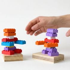 MARIOINEX Marioinex Mini Waffle Classic Komplet gradbenih kock, mehke kocke za otroke, varne – 350 kosov