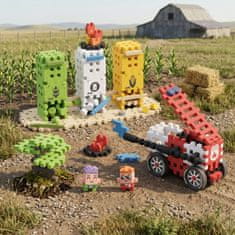 MARIOINEX Marioinex Mini Waffle City: Gasilska akcija, komplet gradbenih kock, mehke kocke za otroke, varnih 148 kosov