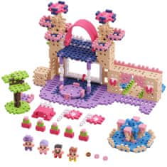 MARIOINEX Marioinex Mini Waffle Princesa, komplet gradbenih kock, mehke kocke za otroke, varne – 280 kosov