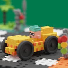 MARIOINEX Marioinex Mini Waffle Ulica, komplet gradbenih kock, mehke kocke za otroke, varne – 280 kosov