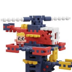 MARIOINEX Marioinex Mini Waffle City: Gasilska postaja, komplet gradbenih kock, mehke kocke za otroke, varne, 280 kosov