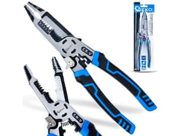 GEKO Večnamenske električarske klešče 9 v 1, 225 mm - G01778