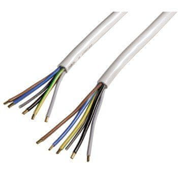 Hama Xavaxov napajalni kabel za električni štedilnik, H05VV-F 5 x 2,5 mm2, bel, 2,5 m