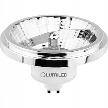 LUMILED 10x LED žarnica GU10 reflektor ES111 15W = 100W 1521lm 3000K Topla svetloba 24° Zatemnljiva srebrna