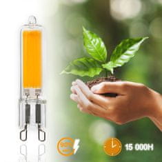 LUMILED 5x G9 LED kapsulna žarnica 5W = 50W 560lm 3000K topla 360° osvetljena žarnica