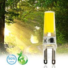 LUMILED 4x G9 LED žarnica v kapsuli 5W = 60W 550lm 6500K hladno osvetljena 360° žarnica z žarilno nitko