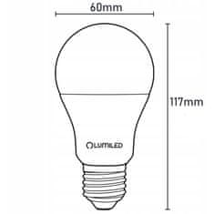 LUMILED 10x LED žarnica E27 A60 13W = 100W 1521lm 4000K nevtralna 260° svetilnost