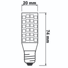 LUMILED 4x LED žarnica E14 cevasta T25 10W = 75W 970lm 4000K nevtralna 320° svetilnost