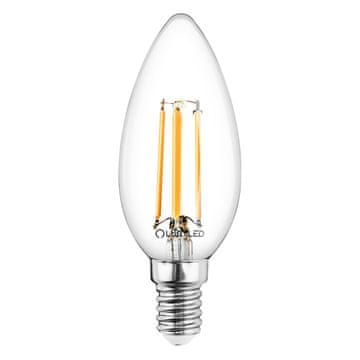 shumee 10x LED žarnica E14 svečka B35 7W = 60W 806lm 3000K topla 360° žarnica z žarilno nitko