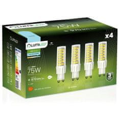 LUMILED 4x G9 LED kapsulna žarnica 10W = 75W 970lm 6500K hladno svetilo 360°