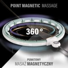 HMS HHM15 hula hoop zelene barve z magnetom in utežjo + števec