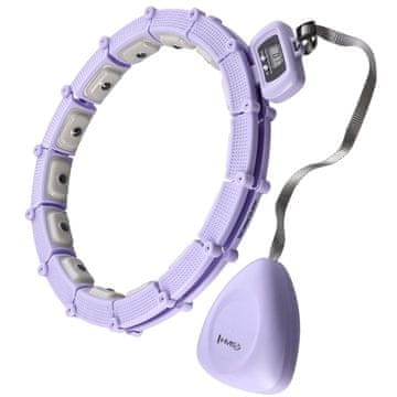 HMS HHM14 HULA HOOP FIALOVÁ MAGNETICKÁ SO ZÁVAŽÍM + POČÍTADLO HMS