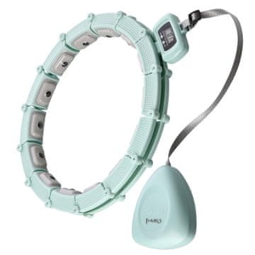 HMS HHM14 HULA HOOP ZELENÁ MAGNETICKÁ SO ZÁVAŽÍM + POČÍTADLO HMS