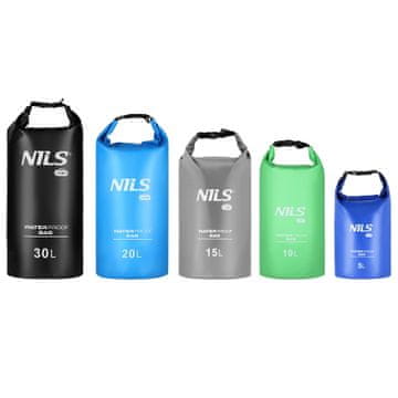 NILS CAMP Vodoodporna torba NC1703 Vodoodporna torba NC1703 siva 15L