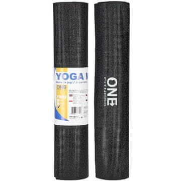 ONE Fitness YM02 ČIERNA JOGA PODLOŽKA ONE FITNESS