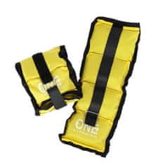 ONE Fitness WW01 UTEŽI ZA VZGLAVNIKE 2 x 0,7 KG ONE FITNESS (rumene)