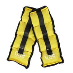 ONE Fitness WW01 UTEŽI ZA VZGLAVNIKE 2 x 0,7 KG ONE FITNESS (rumene)