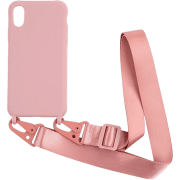 Infostyle Ovitek za telefon z vrvico "BigCousin" iPhone XS Max - roza