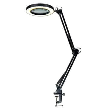MG Repair Lamp LED namizna svetilka s povečevalnim steklom 12W, črna