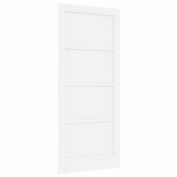 Vidaxl Notranja vrata Bela 86 x 198,5 cm Vezani les