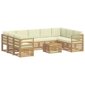 Vidaxl Sedežne garniture Masiven les akacije