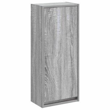 Vidaxl Kopalniška omarica Siva Sonoma 35 x 20 x 81 cm Inženirski les