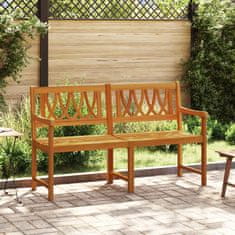 Vidaxl Zunanja klop 2 -sedežni 150 x 56 x 90 cm Masiven les akacije