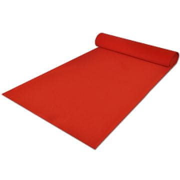Vidaxl Preproga Rdeča 1 x 10 m Poliester
