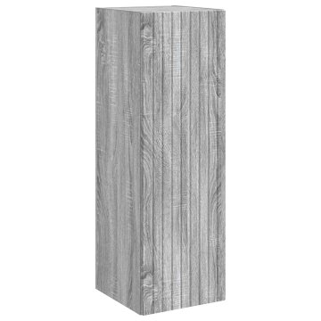 Vidaxl Omejen kabineta za kopalnico Siva Sonoma 33 x 34,5 x 100 cm