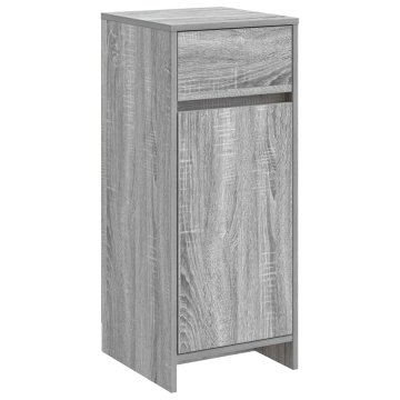 Vidaxl Kopalniška omarica Siva Sonoma 35 x 36,5 x 85 cm Inženirski les