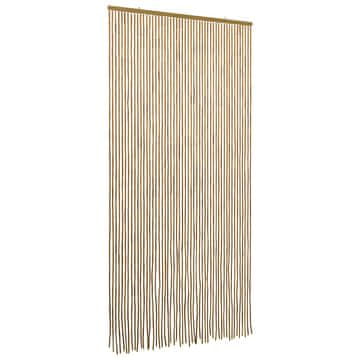 Vidaxl Zavesa proti insektom večbarvno 100 x 200 cm Bambus