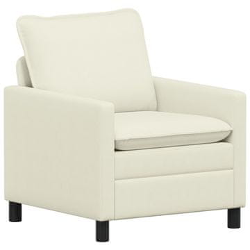 Vidaxl Kavč Krem 76 x 81 x 87,5 cm Blago