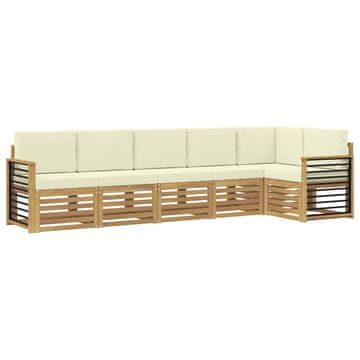 Vidaxl Sedežne garniture Masiven les akacije