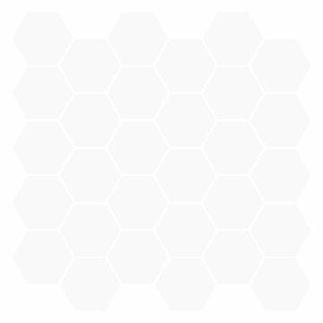 Vidaxl Šesterokotna ploščica 50 szt. Bela 30 x 30 cm Poliuretan in PET