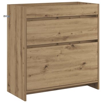 Vidaxl Omarica pod umivalnikom Artisan hrast 78,5 x 37,5 x 81 cm