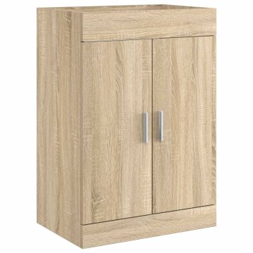 Vidaxl Omarica pod umivalnikom Sonoma hrast 78,5 x 37,5 x 81 cm