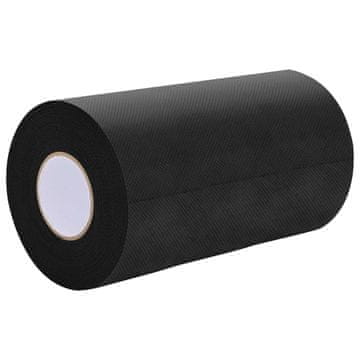 Vidaxl Samolepljiva tape za umetno travo Črna 20 x 0,15 cm