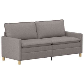 Vidaxl Kavč Taupe 196 x 81 x 87,5 cm Blago