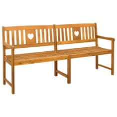 Vidaxl Zunanja klop 4 -sedežni 180 x 56 x 90 cm Masiven les akacije