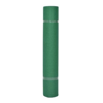 Vidaxl Preproga Enobarvno Zelena 1 x 24 m Blago