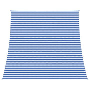 Vidaxl Senčna platna Modra in bela 4 / 5 x 4 m HDPE