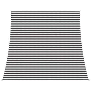 Vidaxl Senčna platna Antracitna in bela 4 / 5 x 4 m HDPE