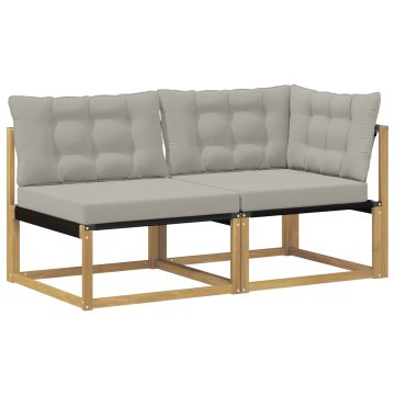 Vidaxl Sekcijski kavč z blazino Bela 162,5 x 83 x 73 cm