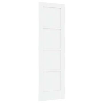 Vidaxl Notranja vrata Bela 61 x 198,5 cm Vezani les