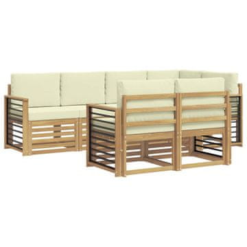 Vidaxl Sedežne garniture Masiven les akacije